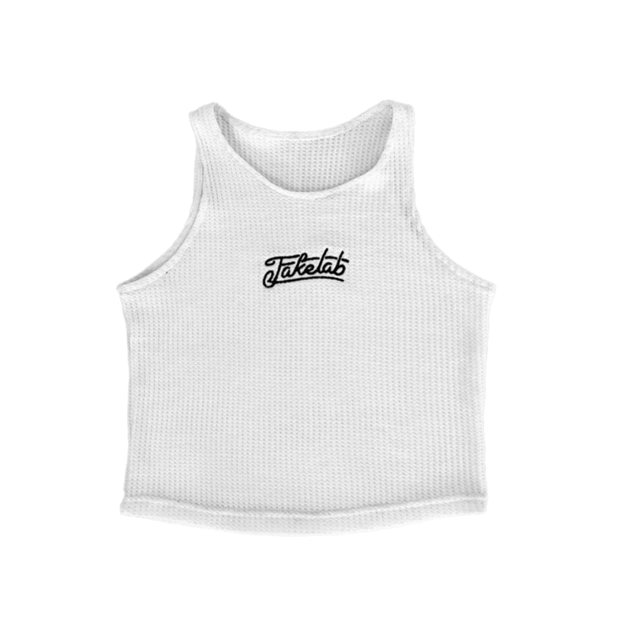 Tanktop Waffle Rib PUTIH