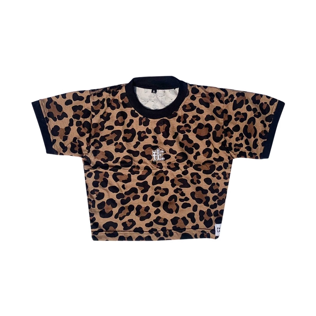 Leopard Baby Tee / Crop Top