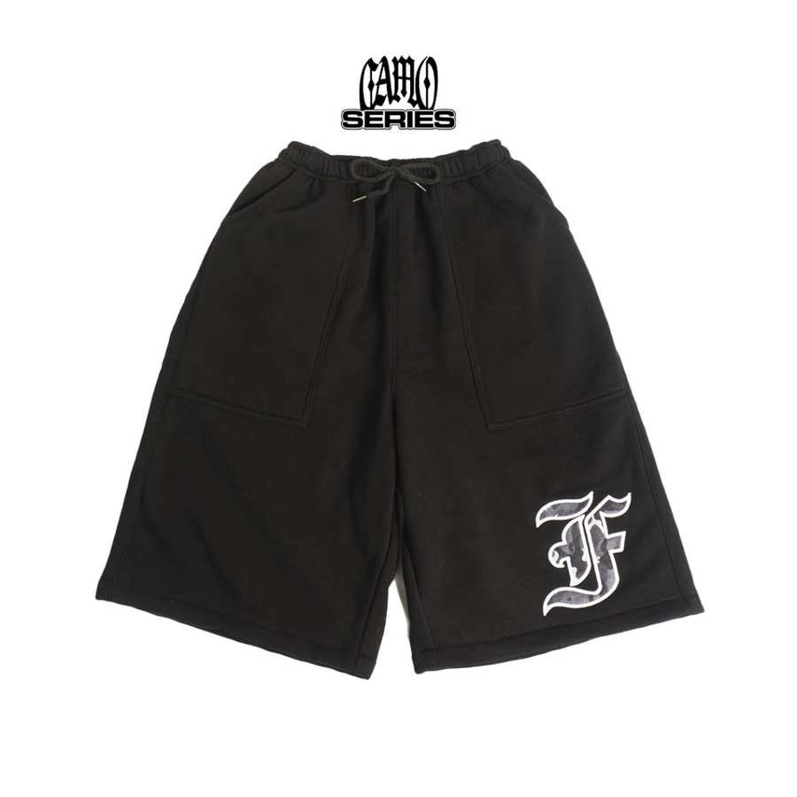 Camo Fleece Jorts Sweat Pants