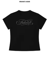 Baby tee manik hitam