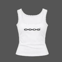 Tanktop renda putih