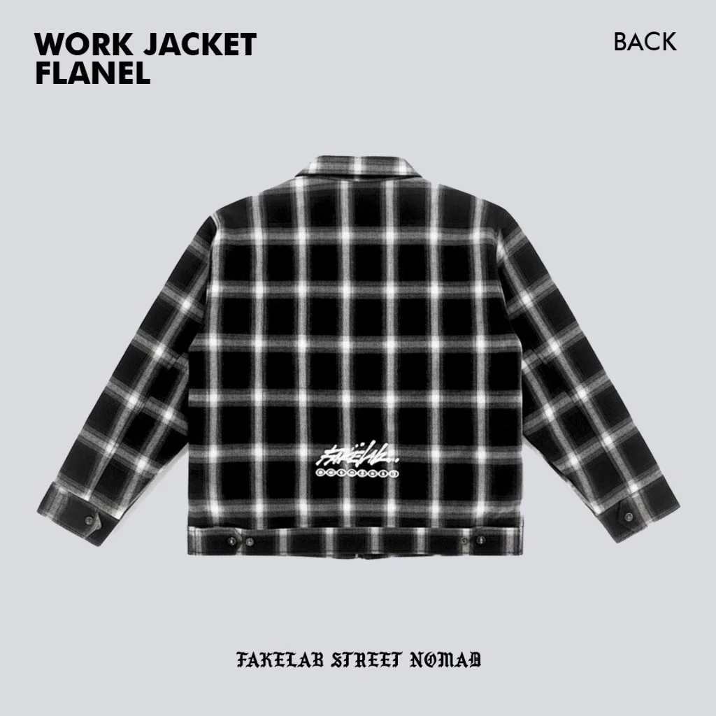 Flannel Work Jacket Street NoMad