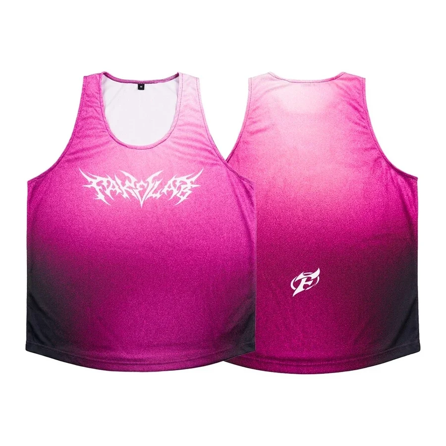 Sakura Void Singlet Pink Jersey Running 100gsm